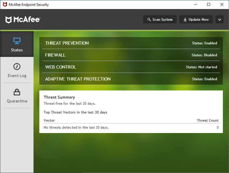 McAfee Endpoint Security 10