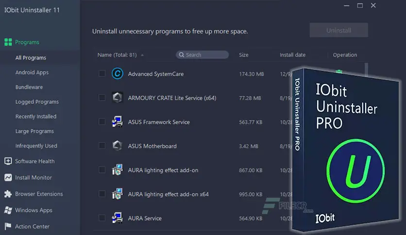 IObit Uninstaller Pro Download (Latest version)