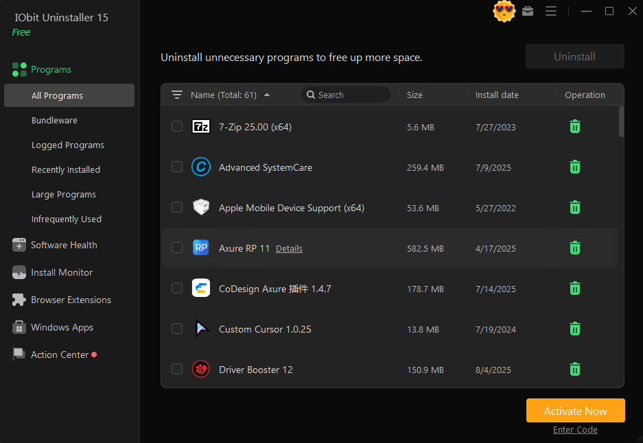 IObit Uninstaller Pro